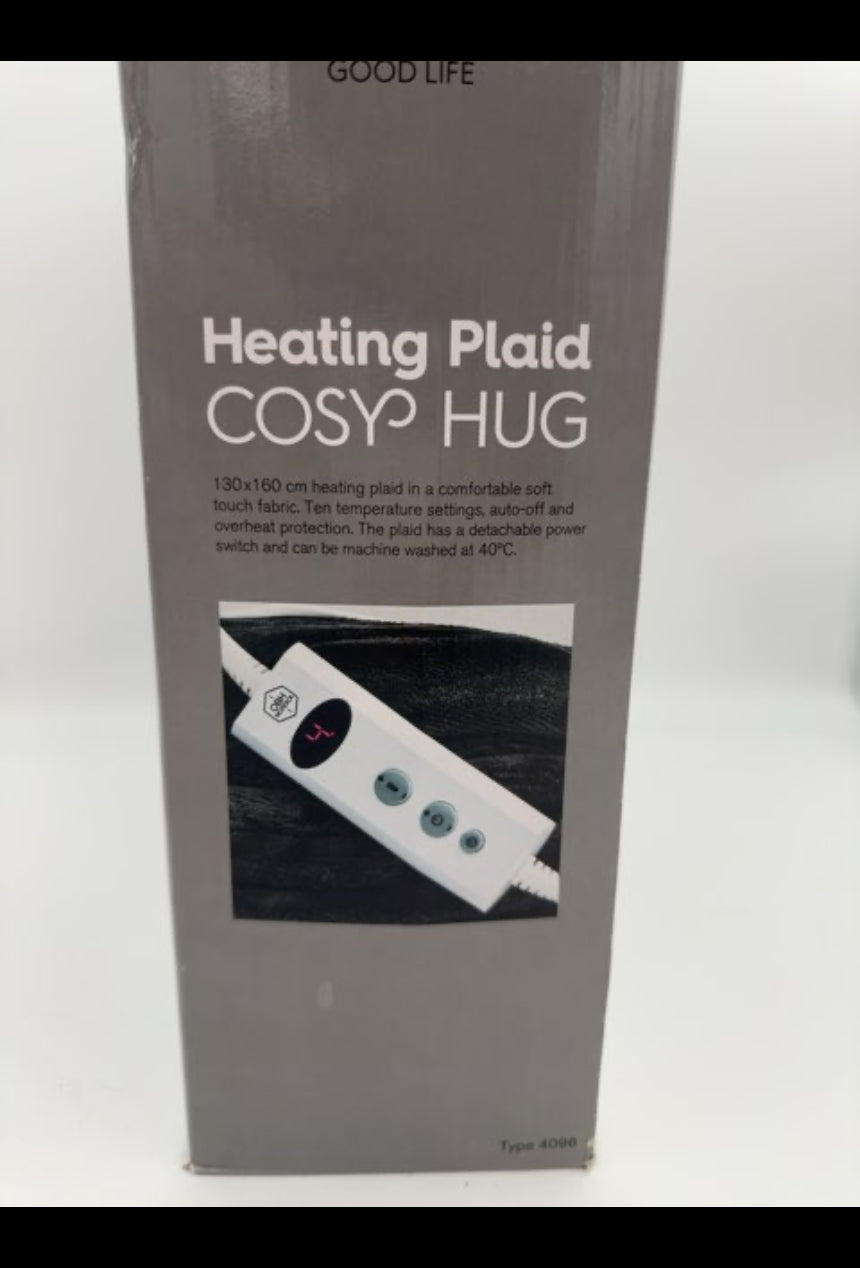 Varmetæppe OBH, Heating plaid, cosy hug